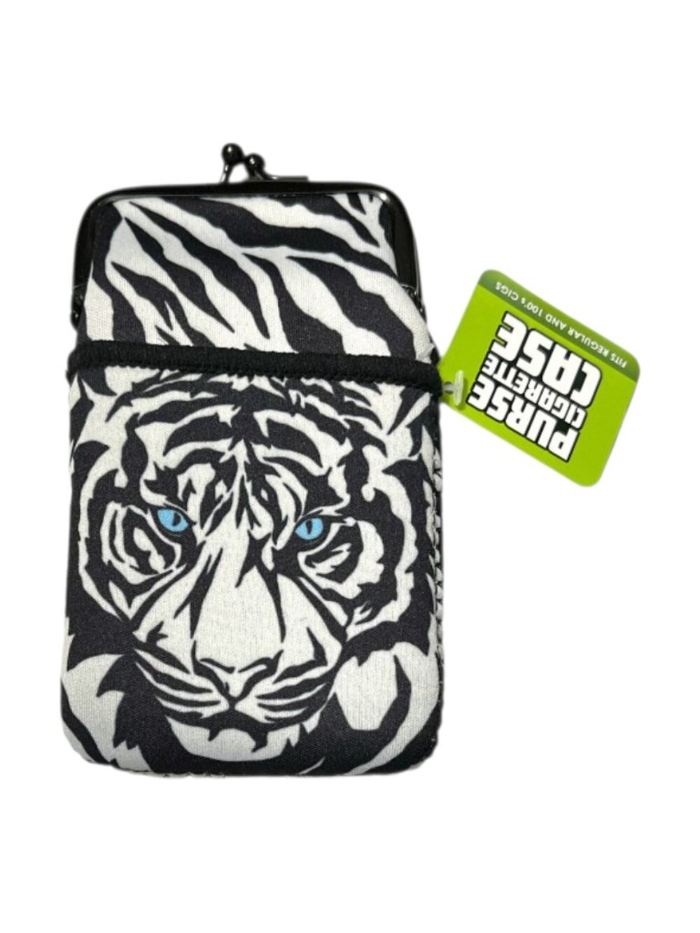 Colorful & Fun Neoprene Cigarette Pouch with Zipper Pocket